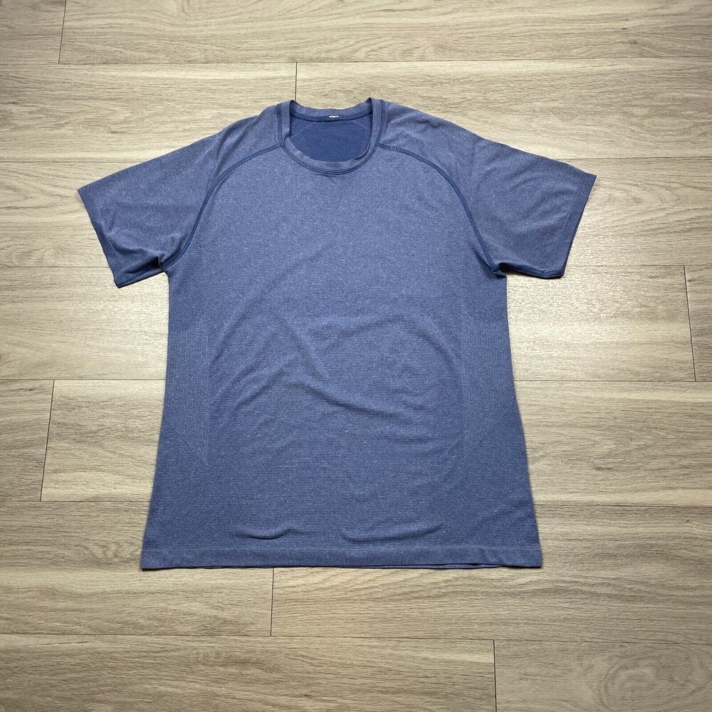 lululemon athletica Blue Short Sleeve Tee